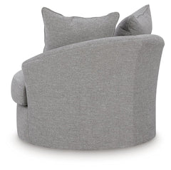 UrbanCrest - Swivel Accent Chair - Pewter