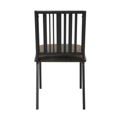 Zudora - Side Chair (Set of 2) - Synthetic Leather & Black
