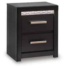 Brizmore - Two Drawer Night Stand - Black