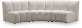 Infinity - 3 Piece Velvet Modular Sectional