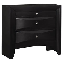 Briana Black Eastern King Bed 4 Pc Set - MyWaynesHome #