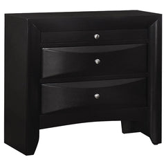 Briana Black California King Bed 4 Pc Set - MyWaynesHome #