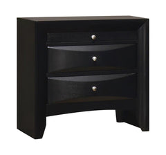 Briana Black Queen Bed 5 Pc Set - MyWaynesHome #