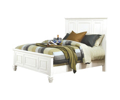 Sandy Beach Ivory Queen Bed 5 Pc Set - MyWaynesHome #