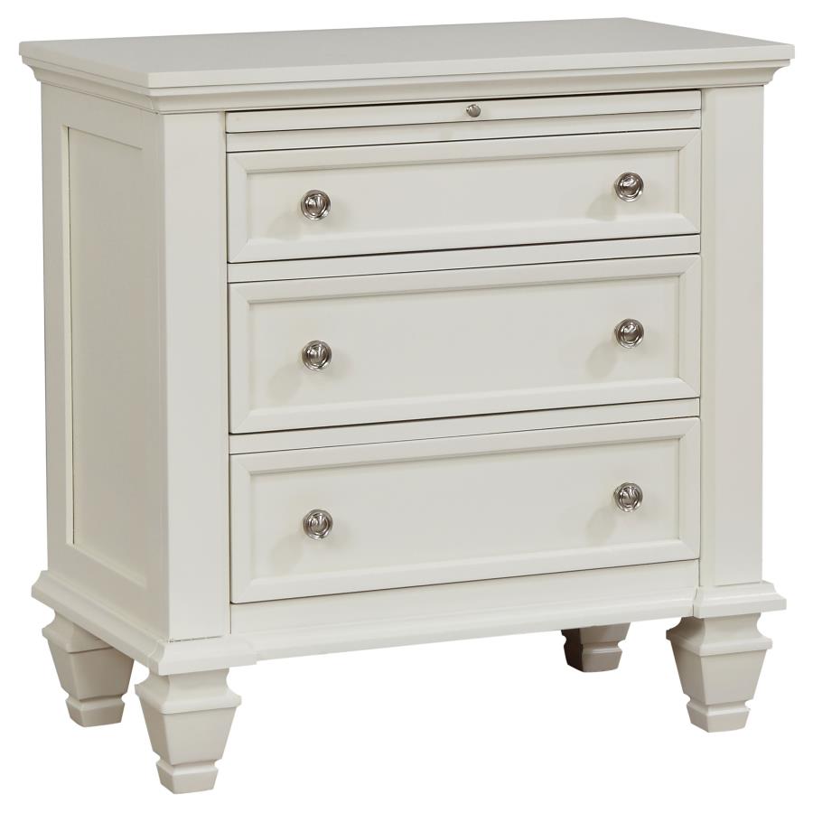 Sandy Beach Ivory Nightstand - MyWaynesHome #