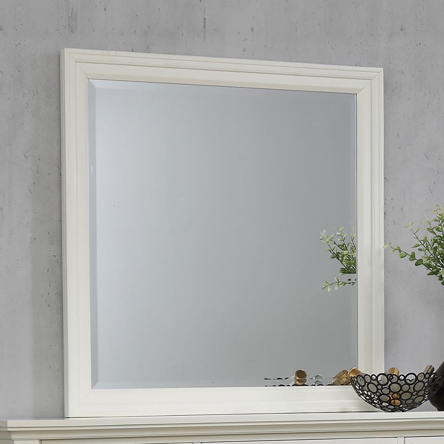 Sandy Beach Ivory Dresser Mirror - MyWaynesHome #