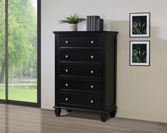 Sandy Beach Black Chest - MyWaynesHome #
