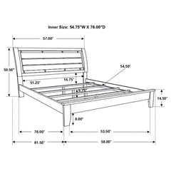 Serenity Brown Full Bed - MyWaynesHome #