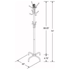 Collier Black Coat Rack - MyWaynesHome #