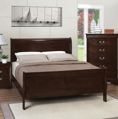 Louis Philippe Brown Eastern King Bed - MyWaynesHome #