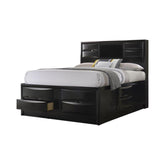 Briana Black Queen Storage Bed - MyWaynesHome #