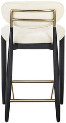 Riccio - Stool - Black And Gold Frame