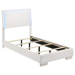 Felicity White Twin Bed - MyWaynesHome #