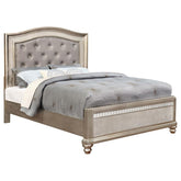 Bling Game Silver Eastern King Bed - MyWaynesHome #