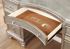 Bling Game Silver Vanity Table - MyWaynesHome #
