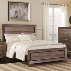 Kauffman Brown Queen Bed - MyWaynesHome #