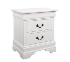 Louis Philippe White Queen Bed 5 Pc Set - MyWaynesHome #