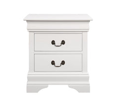 Louis Philippe White Twin Bed 5 Pc Set - MyWaynesHome #