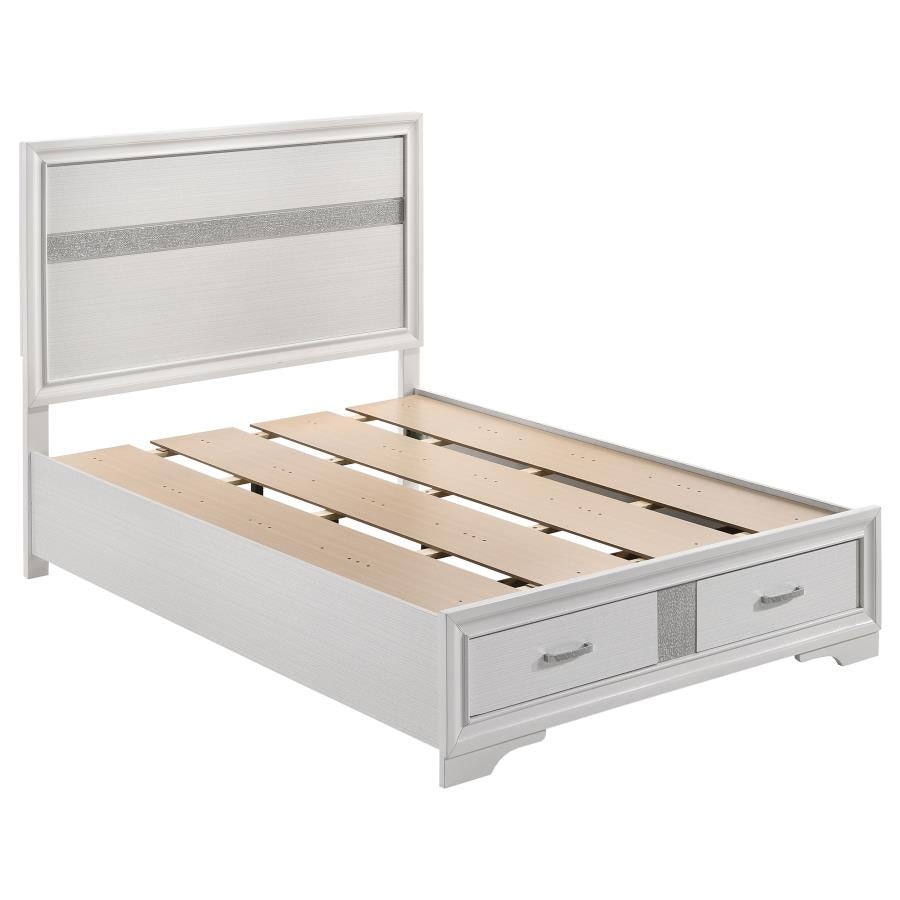 Miranda White Full Storage Bed - MyWaynesHome #