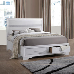 Miranda White Queen Storage Bed - MyWaynesHome #