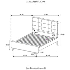 Robyn Brown California King Bed - MyWaynesHome #