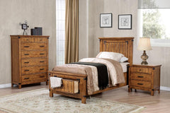 Brenner Brown Twin Storage Bed - MyWaynesHome #