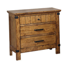 Brenner Brown Twin Bed 5 Pc Set - MyWaynesHome #