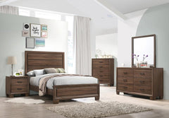 Brandon Brown Full Bed 5 Pc Set - MyWaynesHome #