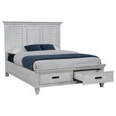 Franco Ivory California King Storage Bed - MyWaynesHome #