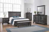 Franco Grey Queen Bed 5 Pc Set - MyWaynesHome #