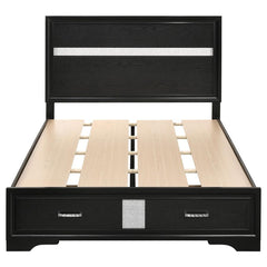 Miranda Black Full Storage Bed - MyWaynesHome #