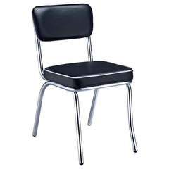 Retro Black Side Chair - MyWaynesHome #