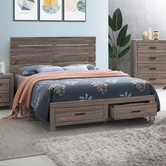Brantford Brown Eastern King Storage Bed - MyWaynesHome #