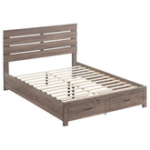 Brantford Brown Queen Storage Bed - MyWaynesHome #