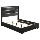 Blacktoft Black Queen Bed - MyWaynesHome #