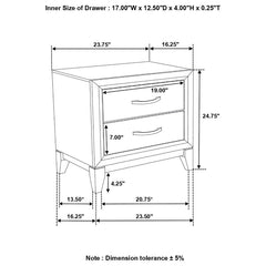 Watson Grey Nightstand - MyWaynesHome #