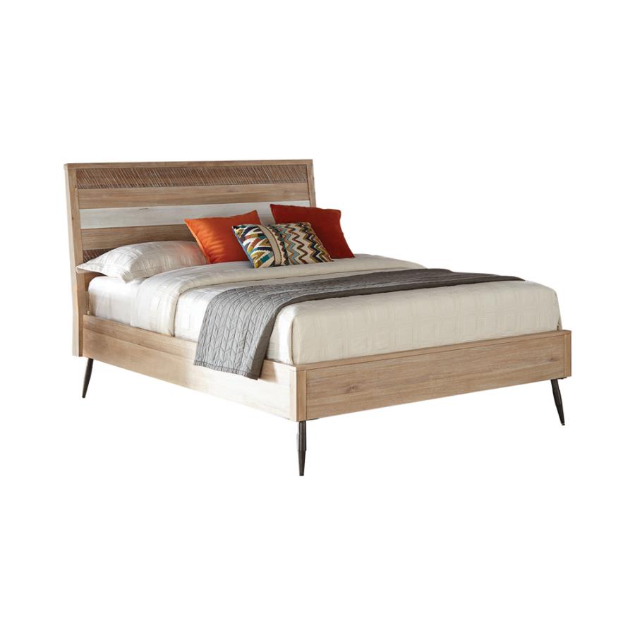 Marlow Brown Eastern King Bed - MyWaynesHome #