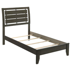 Serenity Grey Twin Bed 4 Pc Set - MyWaynesHome #