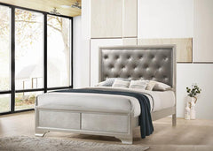 Salford Silver Eastern King Bed - MyWaynesHome #