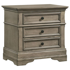 Manchester Brown Eastern King Bed 4 Pc Set - MyWaynesHome #
