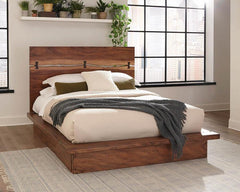 Winslow Brown Eastern King Bed - MyWaynesHome #