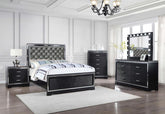 Cappola Black Eastern King Bed 5 Pc Set - MyWaynesHome #
