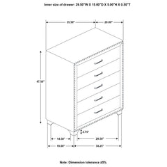 Melody Grey Chest - MyWaynesHome #