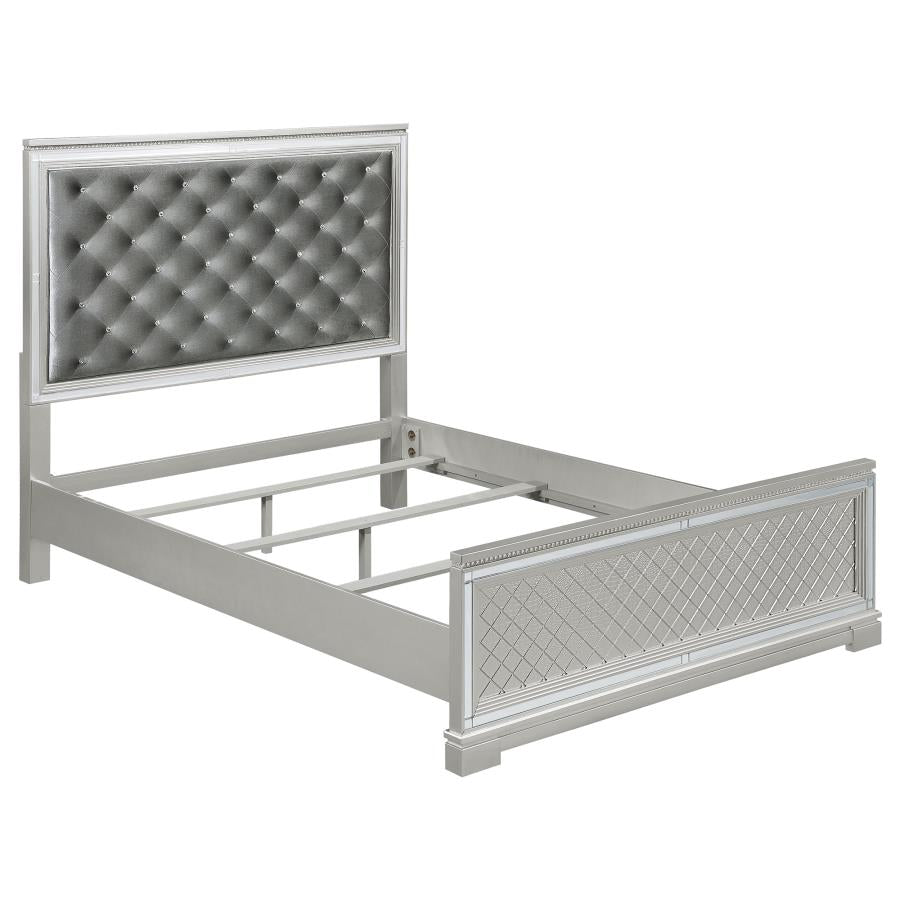 Eleanor Silver Eastern King Bed - MyWaynesHome #