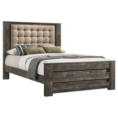 Ridgedale Brown Eastern King Bed 4 Pc Set - MyWaynesHome #