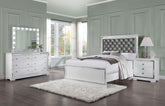 Eleanor White Eastern King Bed 4 Pc Set - MyWaynesHome #