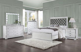 Eleanor White California King Bed 5 Pc Set - MyWaynesHome #