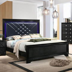 Penelope Black Queen Bed - MyWaynesHome #