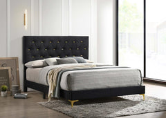 Kendall Black Eastern King Bed - MyWaynesHome #