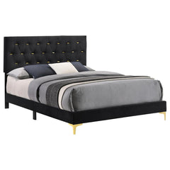 Kendall Black Eastern King Bed - MyWaynesHome #